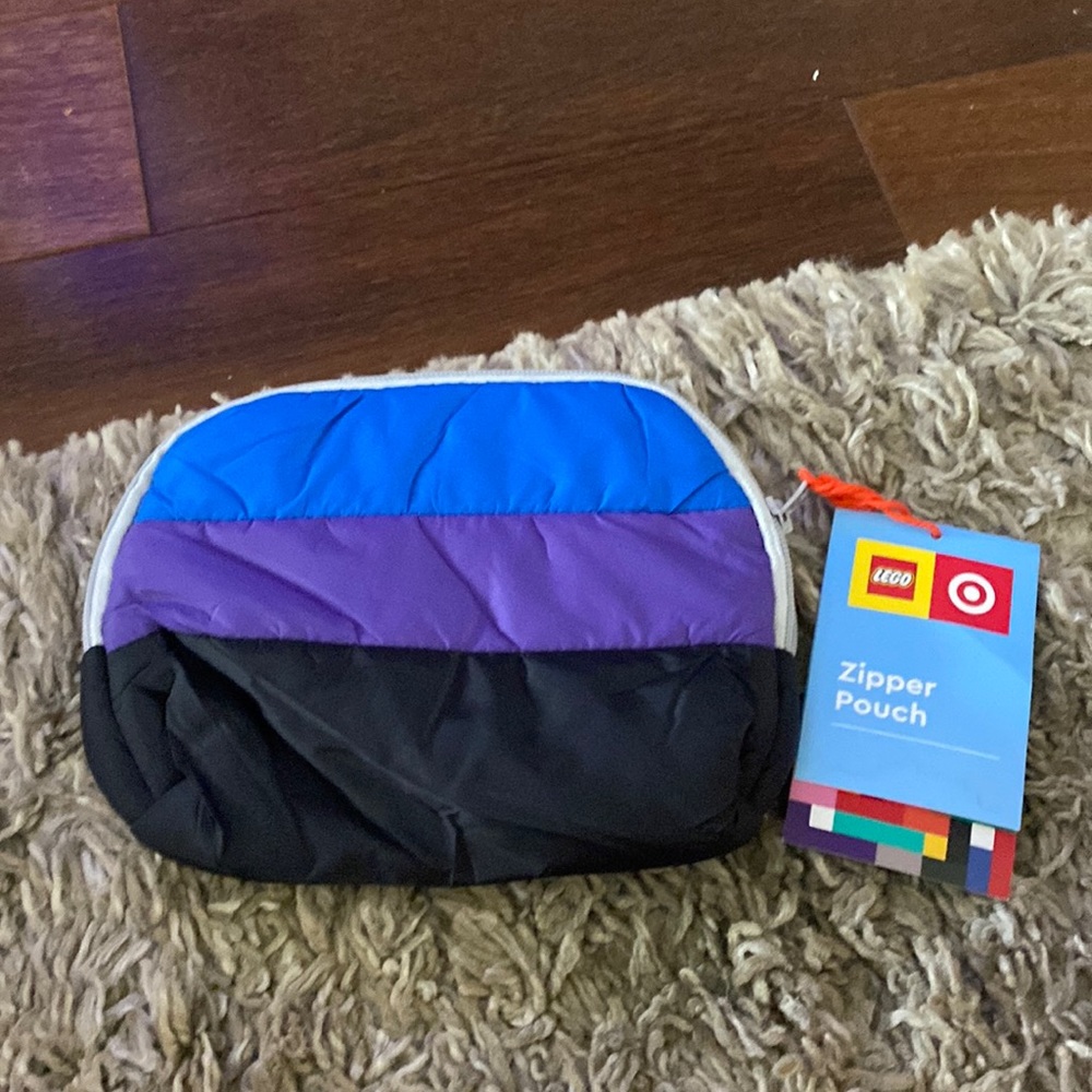 Lego zipper pouch nwt